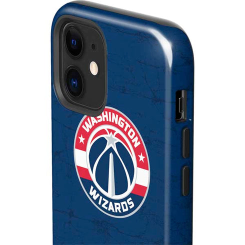 NBA Washington Wizards Blue Distressed iPhone 12 Impact Case