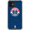 NBA Washington Wizards Blue Distressed iPhone 12 Mini Clear Case