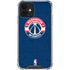 NBA Washington Wizards Blue Distressed iPhone 12 Mini Clear Case