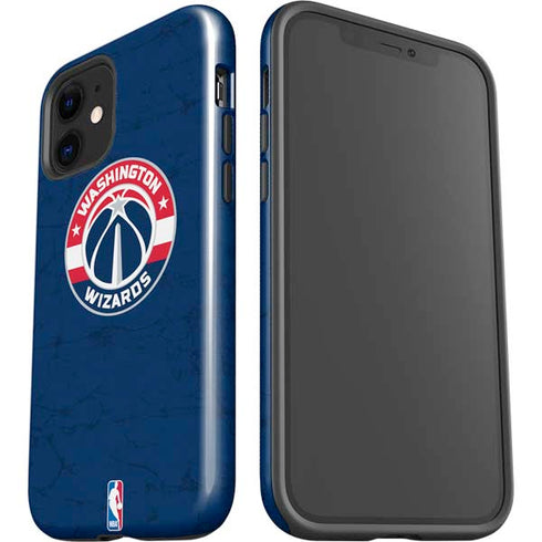 NBA Washington Wizards Blue Distressed iPhone 12 Mini Impact Case
