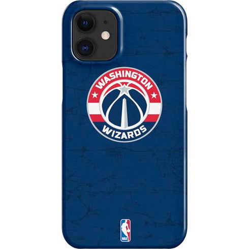 NBA Washington Wizards Blue Distressed iPhone 12 Mini Lite Case