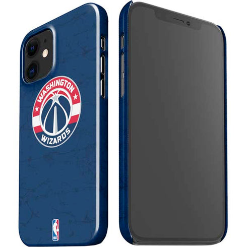 NBA Washington Wizards Blue Distressed iPhone 12 Mini Lite Case