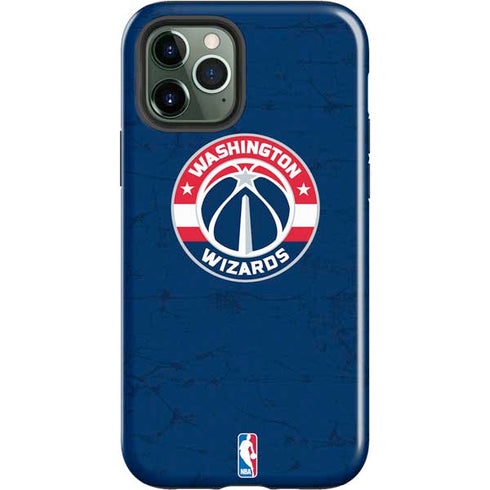 NBA Washington Wizards Blue Distressed iPhone 12 Pro Impact Case