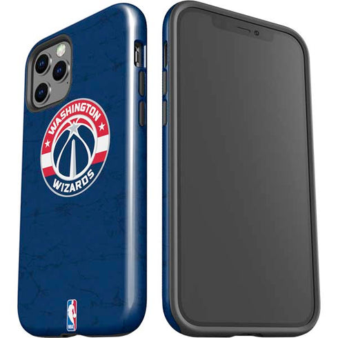 NBA Washington Wizards Blue Distressed iPhone 12 Pro Impact Case