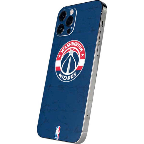 NBA Washington Wizards Blue Distressed iPhone 12 Pro Max Skin