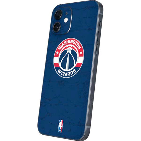 NBA Washington Wizards Blue Distressed iPhone 12 Skin