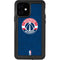 NBA Washington Wizards Blue Distressed iPhone 12 Waterproof Case