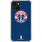 NBA Washington Wizards Blue Distressed iPhone 13 Clear Case