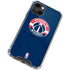 NBA Washington Wizards Blue Distressed iPhone 13 Mini Clear Case