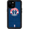 NBA Washington Wizards Blue Distressed iPhone 13 Mini Waterproof Case