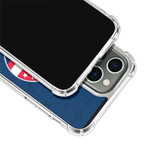 NBA Washington Wizards Blue Distressed iPhone 13 Pro Clear Case