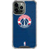 NBA Washington Wizards Blue Distressed iPhone 13 Pro Max Clear Case