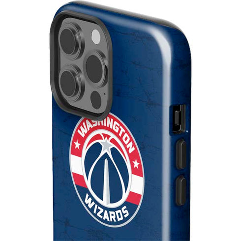 NBA Washington Wizards Blue Distressed iPhone 13 Pro Max Impact Case
