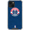 NBA Washington Wizards Blue Distressed iPhone 14 Clear Case