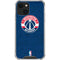 NBA Washington Wizards Blue Distressed iPhone 14 Plus Clear Case