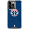 NBA Washington Wizards Blue Distressed iPhone 15 Pro Clear Case