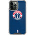 NBA Washington Wizards Blue Distressed iPhone 14 Pro Max Clear Case