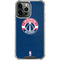NBA Washington Wizards Blue Distressed iPhone 15 Pro Max Clear Case