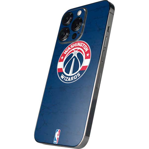 NBA Washington Wizards Blue Distressed iPhone 14 Pro Max Skin