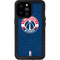 NBA Washington Wizards Blue Distressed iPhone 14 Pro Max Waterproof Case