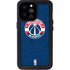 NBA Washington Wizards Blue Distressed iPhone 14 Pro Max Waterproof Case