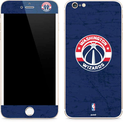 NBA Washington Wizards Blue Distressed iPhone 6/6s Plus Skin