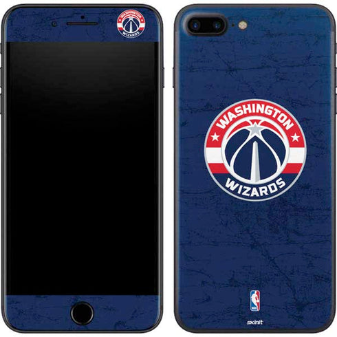 NBA Washington Wizards Blue Distressed iPhone 8 Plus Skin