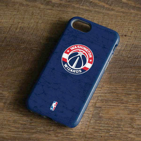 NBA Washington Wizards Blue Distressed iPhone 8 Pro Case