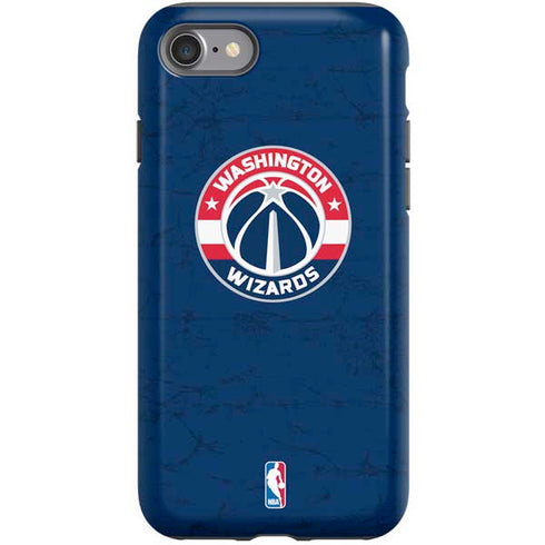 NBA Washington Wizards Blue Distressed iPhone SE (2nd & 3rd Gen) Pro Case