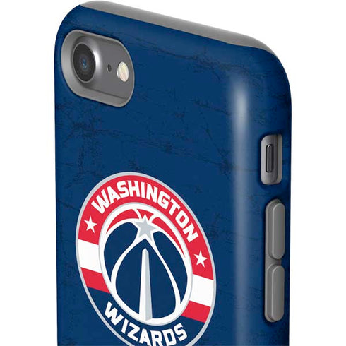 NBA Washington Wizards Blue Distressed iPhone SE (2nd & 3rd Gen) Pro Case