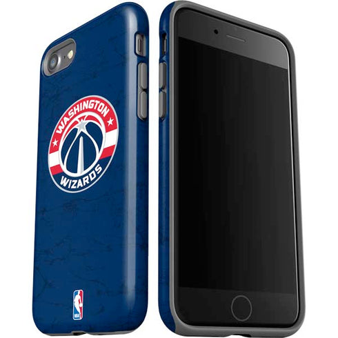 NBA Washington Wizards Blue Distressed iPhone SE (2nd & 3rd Gen) Pro Case