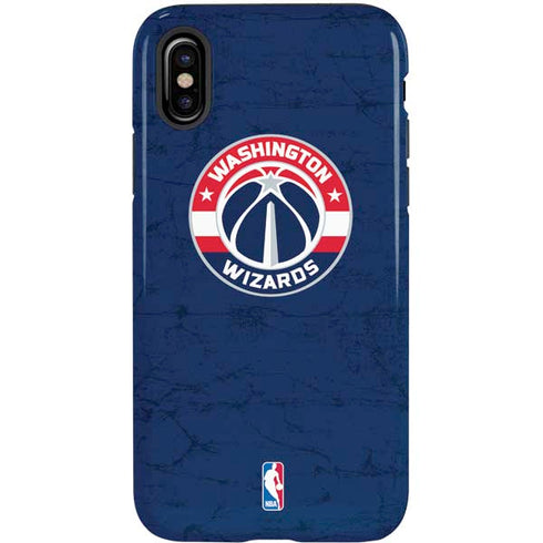 NBA Washington Wizards Blue Distressed iPhone X Pro Case