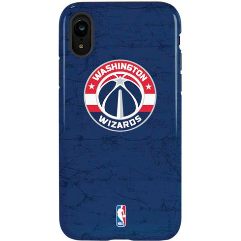 NBA Washington Wizards Blue Distressed iPhone XR Pro Case