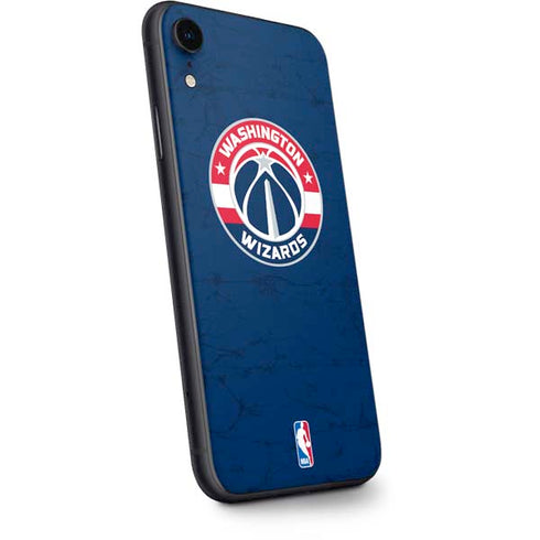 NBA Washington Wizards Blue Distressed iPhone XR Skin