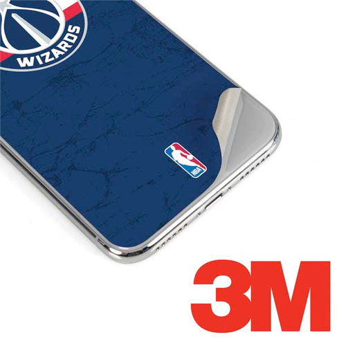 NBA Washington Wizards Blue Distressed iPhone XR Skin