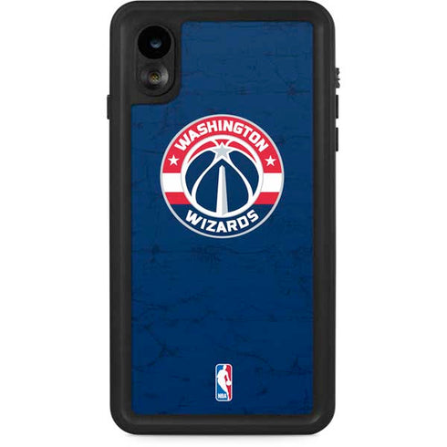 NBA Washington Wizards Blue Distressed iPhone XR Waterproof Case