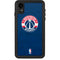 NBA Washington Wizards Blue Distressed iPhone XR Waterproof Case