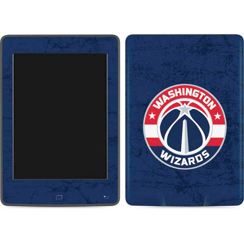 NBA Washington Wizards Blue Distressed Amazon Kindle Skin