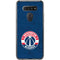 NBA Washington Wizards Blue Distressed LG K51/Q51 Clear Case