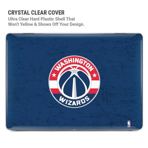 NBA Washington Wizards Blue Distressed MacBook Air 13in M1 (2021) Case plus Skin