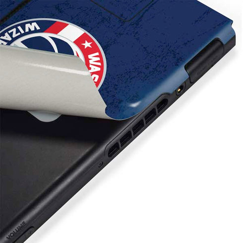 NBA Washington Wizards Blue Distressed Nintendo Switch Bundle Skin