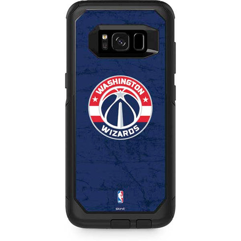 NBA Washington Wizards Blue Distressed Otterbox Commuter Galaxy Skin