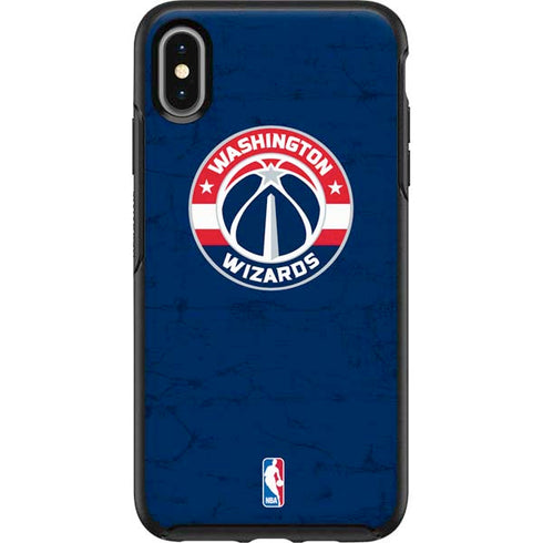 NBA Washington Wizards Blue Distressed Otterbox Symmetry iPhone Skin