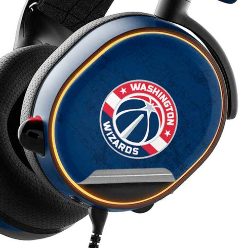 NBA Washington Wizards Blue Distressed SteelSeries Arctis 3 Skin