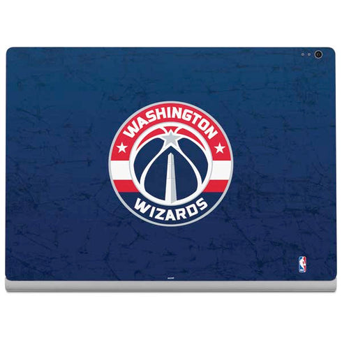NBA Washington Wizards Blue Distressed Surface Book 2 13.5in Skin