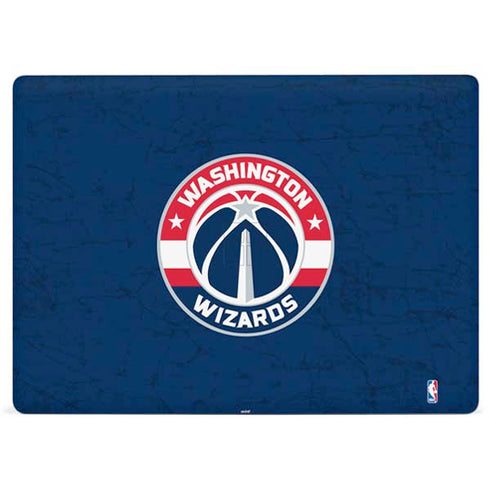 NBA Washington Wizards Blue Distressed Surface Laptop 3 13.5in Skin