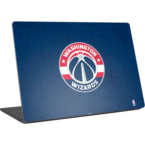 NBA Washington Wizards Blue Distressed Surface Laptop 4 15in Skin