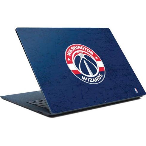 NBA Washington Wizards Blue Distressed Surface Laptop Skin