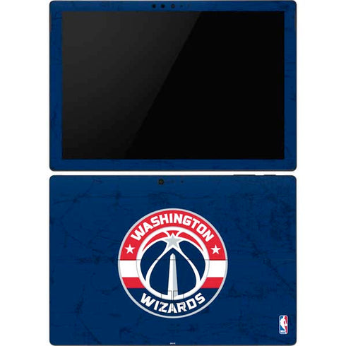 NBA Washington Wizards Blue Distressed Surface Pro 6 Skin