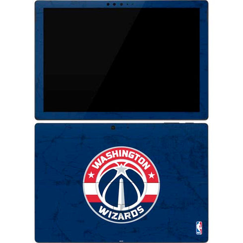 NBA Washington Wizards Blue Distressed Surface Pro 7 Skin